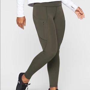 NWT Athleta All in Tight Legging (Arbor Olive)